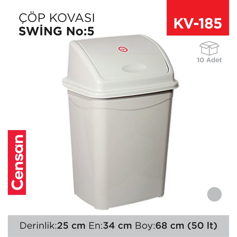 Swing Çöp Kovası NO:5 (50 lt) (UP 122)