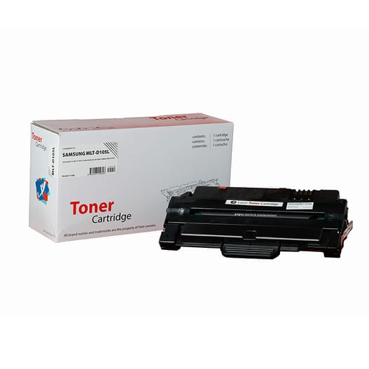 XBox Samsung MLT-D105L karşılığı yüksek kapasiteli siyah muadil toner, 2.500 sayfa