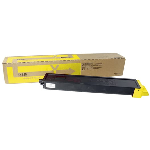 Kyocera TK-895 karşılığı sarı yellow muadil toner, 6.000 sayfa, TASKalfa 205c ve FS-C8520MFP