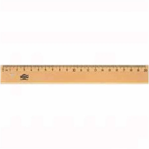 Hatas Tahta Cetvel Takviyesiz 20cm