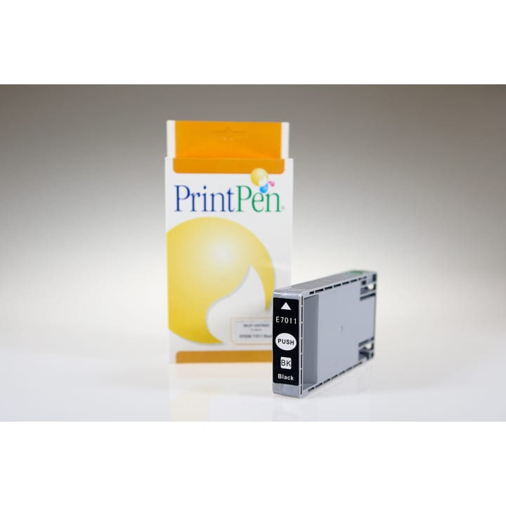 Epson T7011XXL karşılığı ekstra yüksek kapasiteli siyah muadil mürekkep kartuşu, 77 ml