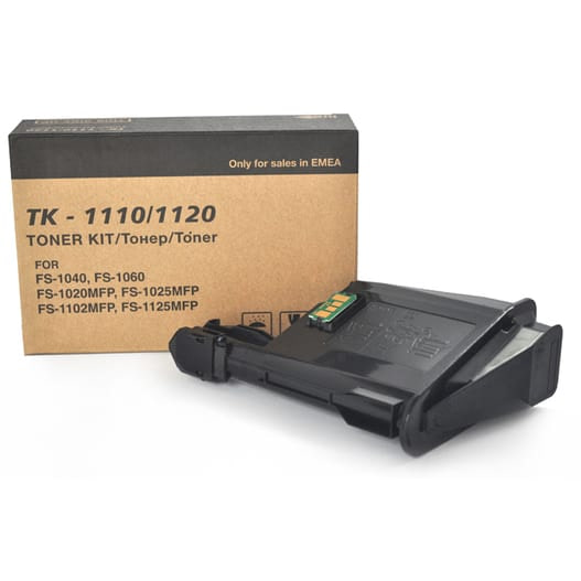 Kyocera TK-1110XL ve TK-1120 karşılığı Ultrafine toner tozlu siyah muadil toner