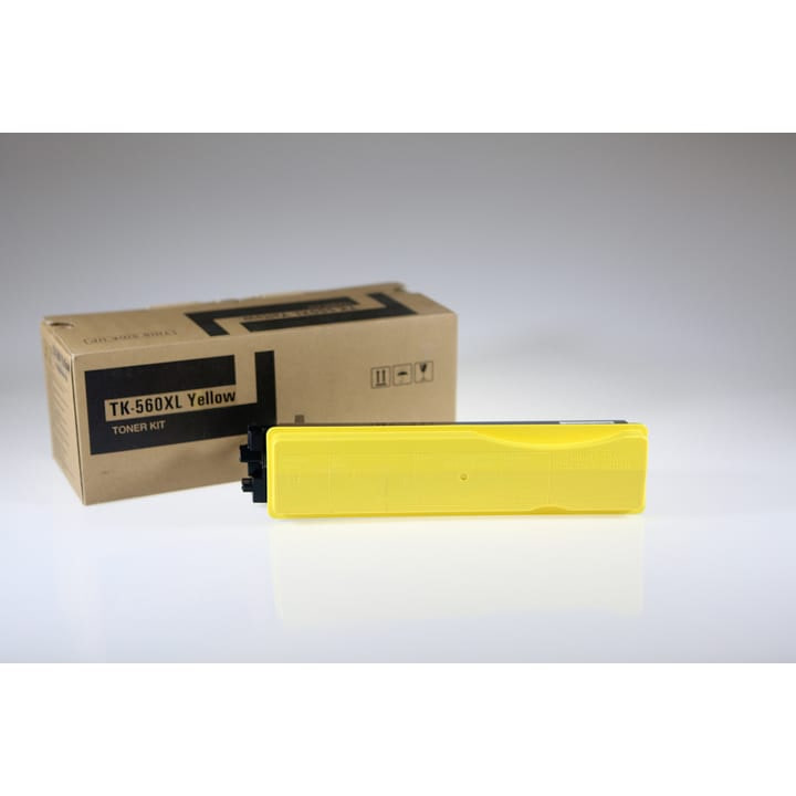 Kyocera TK-560XL karşılığı yüksek kapasiteli sarı yellow muadil toner, P6030cdn için