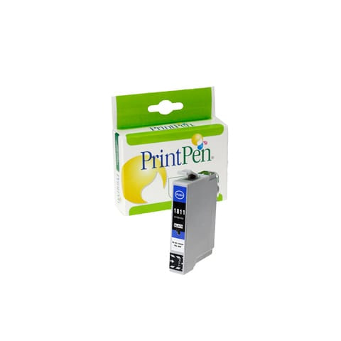 Epson T18XL C13T18114012 karşılığı yüksek kapasiteli siyah muadil mürekkep kartuşu, 14 ml