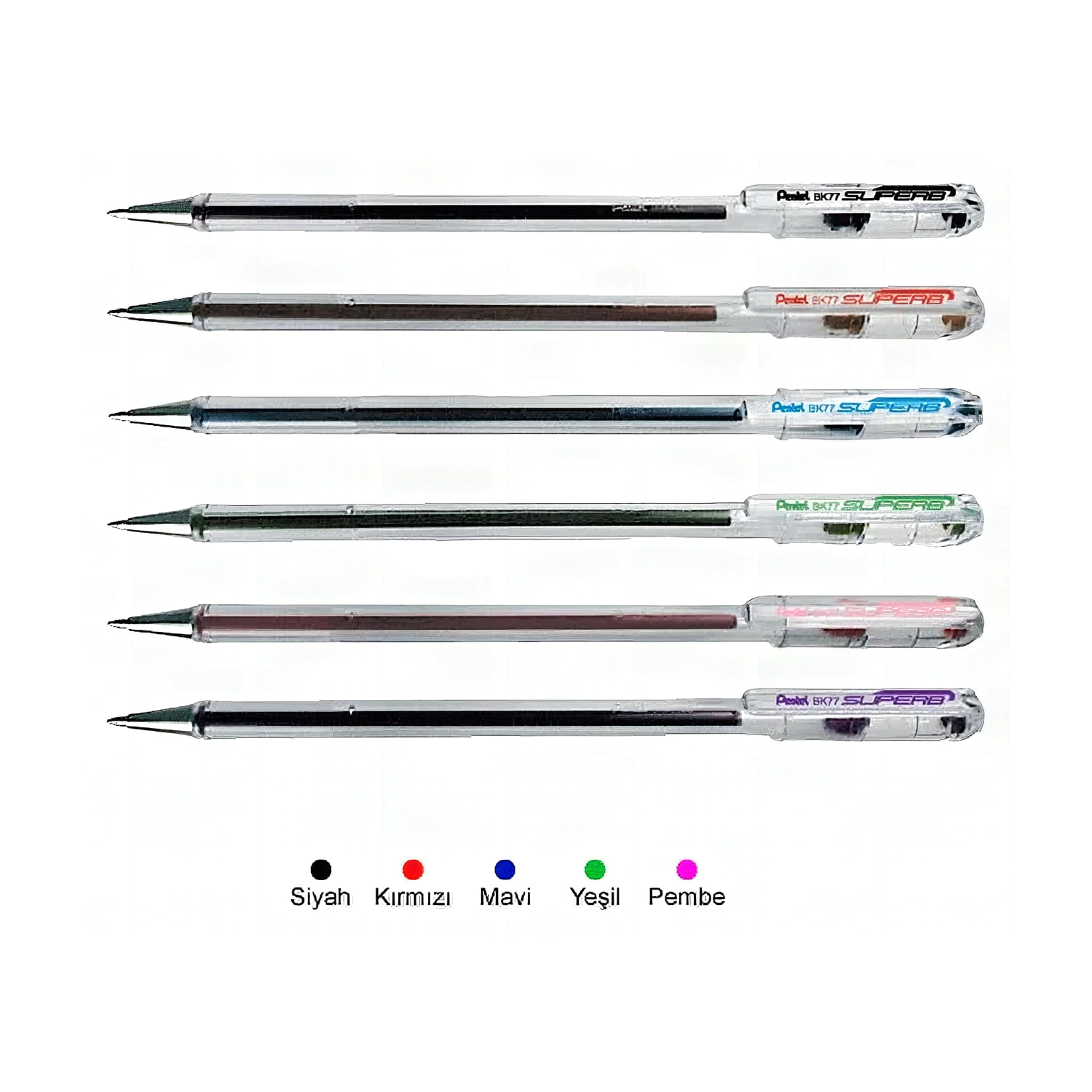 Pentel Yağ Bazlı Roller Kalem 0.7 mm Siyah
