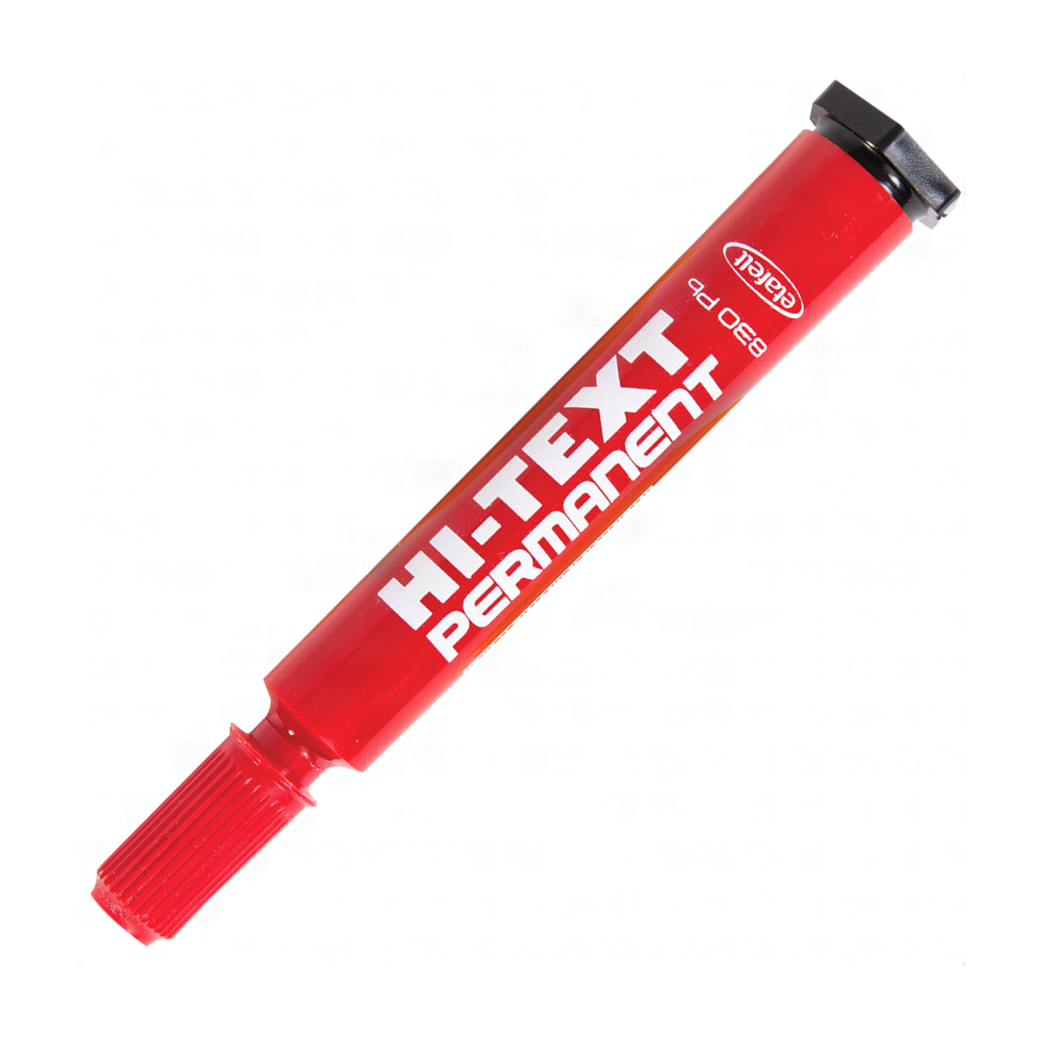 Hi-Text Permanent Markör Kırmızı Yuvarlak UÇ