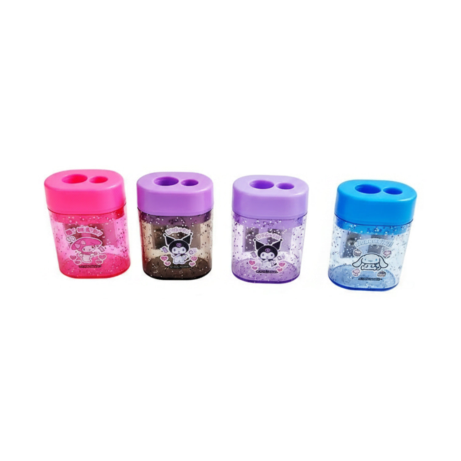 Kuromi&MyMelody&Cinnamoroll Kalemtıraş çift bıçaklı oval gövde duruşu