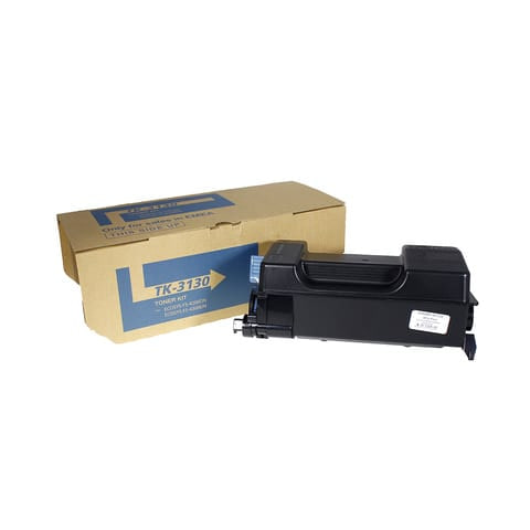 Kyocera TK-3130 karşılığı 25.000 sayfa Ultrafine toner tozlu siyah muadil toner